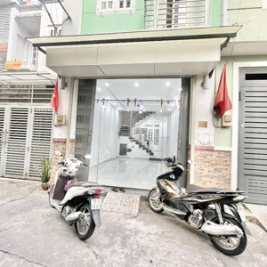 nhà mới 100% !! hẻm 5m tân hương (4 x 15m) 2,5 tấm, 2 phòng ngủ, 2 toilet, 1 sân thượng