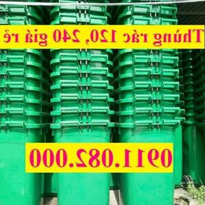 Cung cấp thùng rác giá rẻ tại miền tây- sỉ lẻ thùng rác 120 240 660 giá sỉ- lh 0911082000