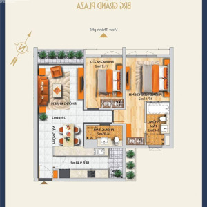 cho thuê căn hộ chung cư diamond park plaza, 2pn, dt 83m2 full 33tr/tháng lh: 0982040954