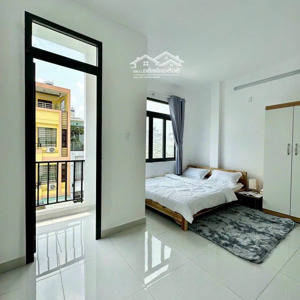 cho thuê căn hộ có ban công đầy đủ nội thất - rộng 25m2 ở gò vấp