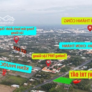 đất 3 mặt tiền đường nhựa container, trung tâm công nghiệp đức hòa giá rẻ