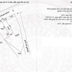 đất mt đường biển nguyễn phan vinh - hội an - nở hậu 6m