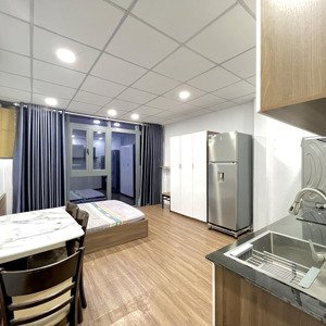 cho thuê căn hộ studio balcon 30m2 siêu đẹp_ có máy giặt sấy riêng gần lotte q11, bv chợ rẫy