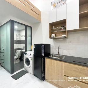 siêu phẩm duplex máy giặt riêng bình thạnh ngay lê quang định gần ngã tư hàng xanh, phòng trần cao