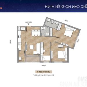 Siêu phẩm Sun Cosmo căn 2BR+ 89m2 view sông và Biển Mỹ Khê, chiết khấu lên đến 11%,LH: 0915 584 365
