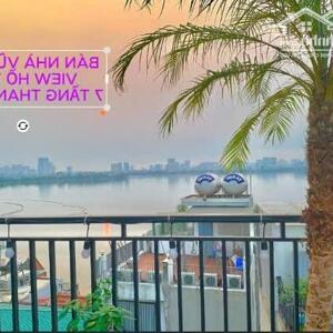 BÁN NHÀ VŨ MIÊN, TÂY HỒ - LÔ GÓC 60M2, MT 6M, 8 TẦNG – VIEW HỒ TÂY GIÁ 22.3 TỶ