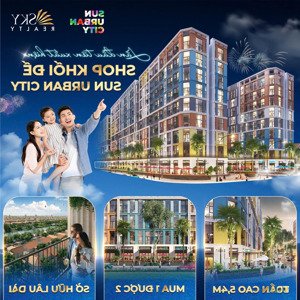 mở bán phân khu liền kề,biệt thự đẹp nhất sun urban city rất đáng đầu tư cùng nhiều ưu đãi đầu xuân