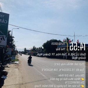 Càn Bán Can Nhà Mat Tiền đường Dung Quat Sa Huỳnh 2 Tâng Ngang 7m Hâu 7m5 180mv Thổ Cư Gia Re