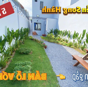 bán nhà mặt tiền song hành, hóc môn nhà mới, dt lớn
