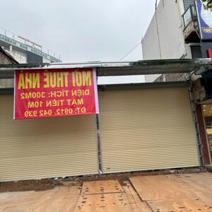 Cho Thuê Nhà Mặt Phố Hoàng Văn Thụ , Mặt Tiền 10m Diện Tích 300m2, đắc địa Nhất Thái Nguyên