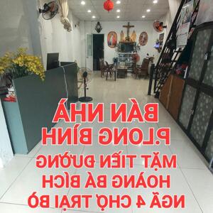 BÁN RẺ NHÀ LONG BÌNH, 1TRỆT 1LẦU, MẶT TIỀN HOÀNG BÁ BÍCH CHỢ TRẠI BÒ