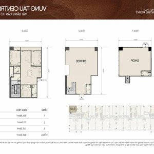 shophouse vị trí 2 mặt tiền, kinh doanh nhà hàng sushi vung tau centre point, 53 triệu/m2