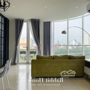 cho căn hộ chung cư dạng 1pn balcon view sông đường trường sa - vị trí trung tâm tiện đi các quận