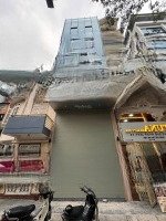 nhà mp huỳnh thúc kháng full kính, dt 90m x 5t có thuê lẻ t1, vỉa hè rộng thang máy thông sàn