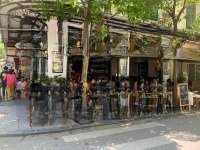 cho thuê nhà mặt phố quán thánh lô góc rộng 15m, diện tích 150m, cafe,trưng bày.đoạn đẹp gần phố