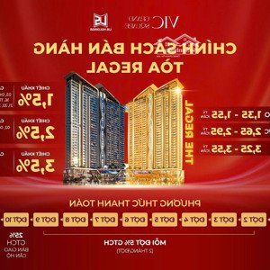 Nhận Booking Toà Regal Dự án Vic Grand Square Việt Trì - Biểu Tượng Mới Của Tp Việt Trì, Phú Thọ