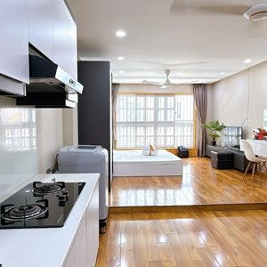 cho thuê căn hộ 1 phòng ngủ ban công - khu vực yên tĩnh - gần chợ bàn cờ, cc nguyễn thiện thuật q3