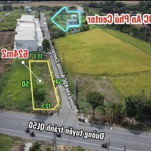 624m2 thổ mặt tiền tuyến tránh ql50 cần đước giá đầu tư