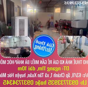 CHO THUÊ NHÀ KINH DOANH GIÁ RẺ GẦN MIẾU BÀ NHÁP-HÓC MÔN