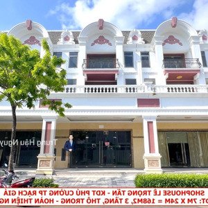 shophouse lê trọng tấn - đảo phú gia rạch giá. lộ 22m, 7x24m, 3 tầng, thô trong, sổ hồng, đông nam