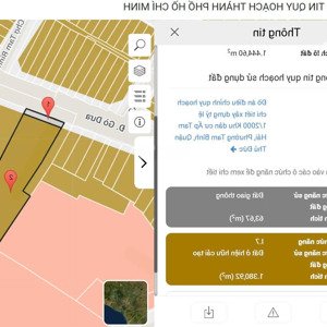 mặt tiền gò dưa, 21x65m, 1445m2, chỉ 79 tỷ, cực rẻ, thổ cư 1280m2, gp 7 tầng, hệ số 4.4m