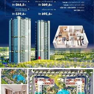 2pn + 1 căn góc tầng 3 tại masteri cổ loa view khu biệt thự, hướng mát, giá dự kiến 5,840 tỷ