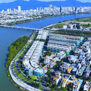 lô biệt thự duy nhất hàng cđt - đơn giá 55tr/m2 đất - đ.bùi viện - dt:289,9m - sát sông hàn -tp đn