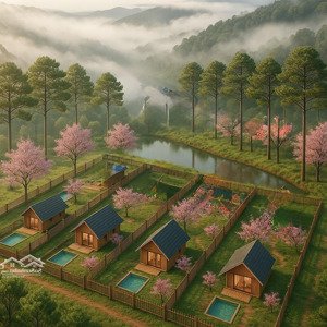 bán căn bungalow tại măng đen view săn mây giá rẻ