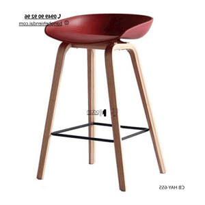 Ghế đảo bếp thân nhựa chân gỗ CB HAY-65S ở HCM Furni.vn Ghế nhập khẩu hiện đại giá rẻ