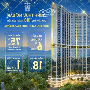 chỉ với 800 triệu sở hữu căn hộ 5 sao golden crown hai phong, cho thuê dòng tiền 6-8%/năm