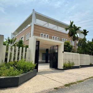 Bán đất Tặng Biệt Thự Nghỉ Dưỡng View Kênh- Bình Mỹ, Củ Chi- Dt Khủng 2.668m²- đất Sạch- Sổ Sẵn