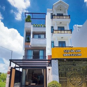 nhà 4 tấm hà huy giáp mặt tiền sông 4.5x17m full nội thất