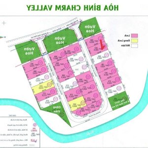 bán đất tại hòa bình charm valley, 5 tỷ, 400m2, mặt tiền rộng, pháp lý đầy đủ