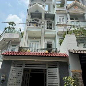 KHU VIP LÊ VĂN QUỚI - Q.BÌNH TÂN - HẺM 5M THÔNG - GIÁ: 6,45 TỶ - 68M2 - 4*17M - 4 TẦNG ĐÚC - 4 PN