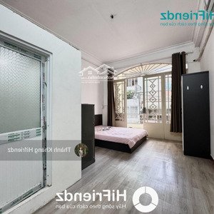 cho thuê căn hộ studio bancol máy giặt riêng, full nội thất, rộng 30m2, gần đại học hoa sen q10