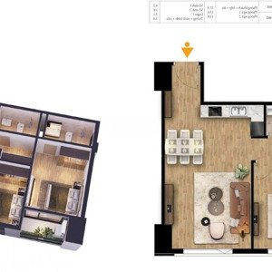 chính chủ cần nhượng lại 1 căn duy nhất tại dự án bluegem thanh trì. 2pn 76,9m2. quý 2 2026 vào ở