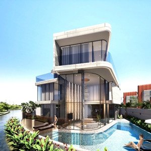 biệt thự hoa hậu 3 tầng full nội thất mặt sông cổ cò mát mẻ, nghỉ dưỡng đậm chất resort 5* sát biển