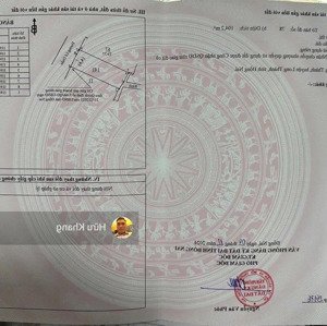 Mặt Tiền đường Lê Duẩn đối Diện Chợ Mới Long Thành Dt Ngang 6m X 17,31m Tc 100% Giá 17,5tỷ Sổ Hồng