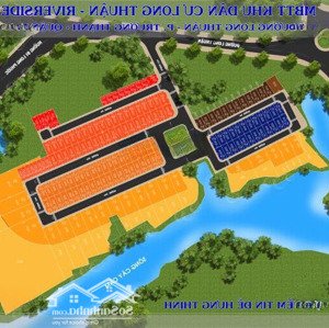 1 lô duy nhất 52.4m2. kdc long thuận villa riverside, p. trường thành, gần sông tắc, gần vinhomes