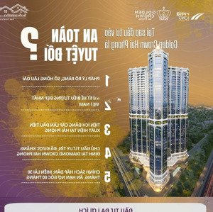 tặng ngay 350tr khi sở hữu căn hộ 2pn cao cấp ,full nội thất 5*, vay 0% lãi suất 40t , tt hải phòng