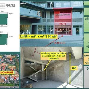 bán shophouse đối diện công viên, ubnd huyện tân túc, đang có hđ cho thuê 42tr/tháng, có sổ hồng.