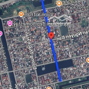 đất mặt tiền đường yết kiêu, nội thành huế, đường ra cửa hữu