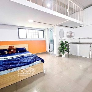 phòng có gác - cửa sổ trời thoáng mát - ngay đh. văn hiến - luỹ bán bích - vườn lài - mới xây