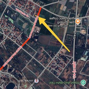 cực đẹp 103.4m2 mặt đường quy hoạch rộng 28m (đang đền bù làm đường). xã phương đình, đan phượng