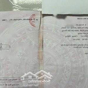 chính chủ gửi bán lô đất 183 tân thành, dương kinh, hải phòng. - diện tích : 100m2 ( 5m