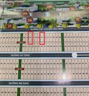 Bán gấp lô đất 2 lô đất đối diện công viên trung tâm trong tuần chỉ 570Triệu. Sở hữu ngay