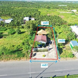 Cần Bán đất Mặt Tiền 15m đường Huỳnh Tấn Phát, Gần Kcn Giao Long, Có Sẵn Văn Phòng