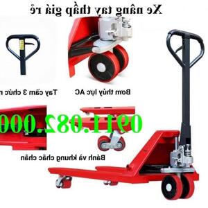 Cung cấp xe nâng tay thấp 3 tấn giá rẻ, xe nâng tay thủy lực- lh 0911082000