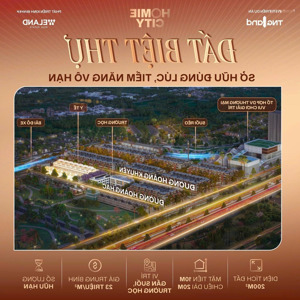bán đất nền dự án homie city, 4,2 tỷ, 200m2, mt 10m số lượng chỉ có duy nhất 10 lô.