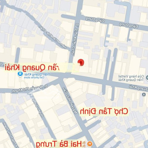 nhà mt nguyên căn 2 tầng trần quang khải, góc giao trần khắc chân & nguyễn hữu cầu - chợ tân định